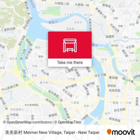 美美新村 Meimei New Village map