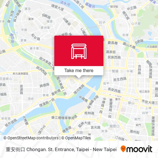 重安街口 Chongan. St. Entrance map