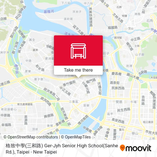 格致中學(三和路) Ger-Jyh Senior High School(Sanhe Rd.) map