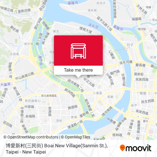 博愛新村(三民街) Boai New Village(Sanmin St.) map