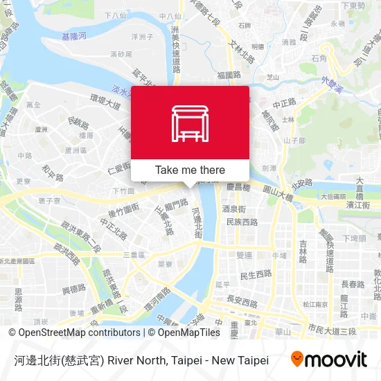 河邊北街(慈武宮) River North map