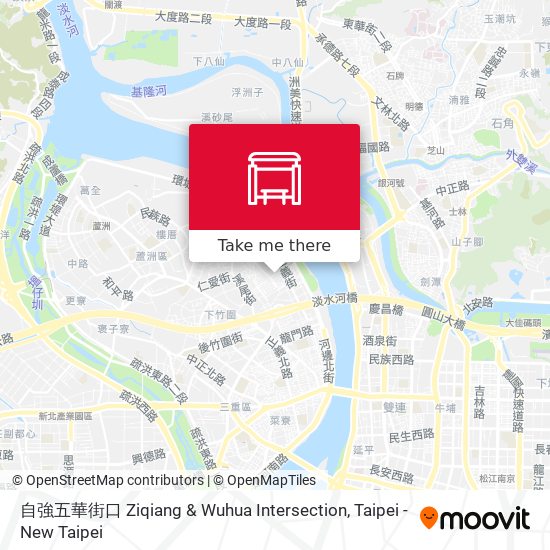 自強五華街口 Ziqiang & Wuhua Intersection地圖