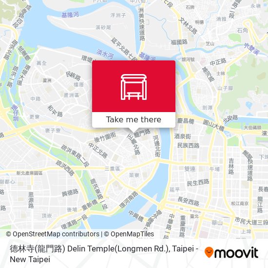 德林寺(龍門路) Delin Temple(Longmen Rd.) map