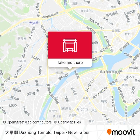 大眾廟 Dazhong Temple地圖
