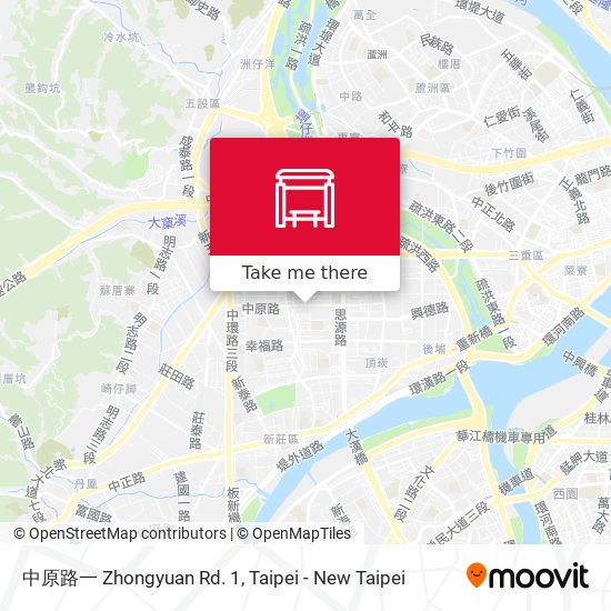 中原路一 Zhongyuan Rd. 1地圖
