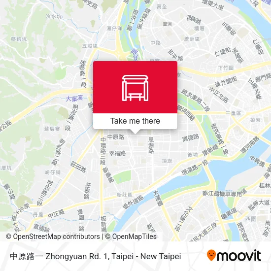 中原路一 Zhongyuan Rd. 1 map