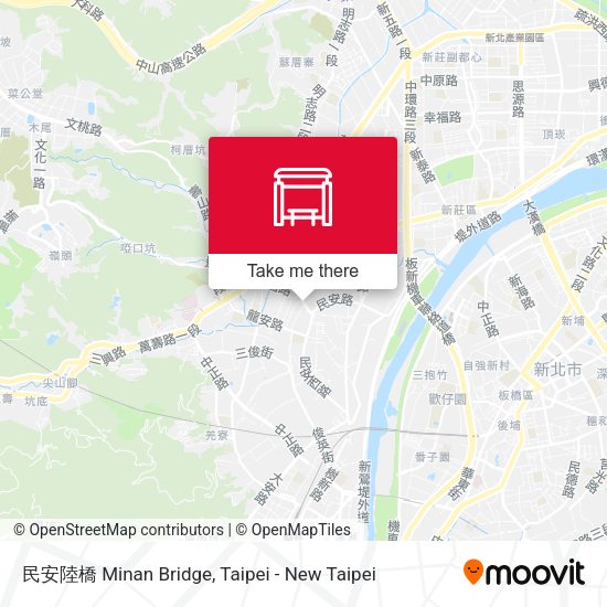 民安陸橋 Minan Bridge地圖