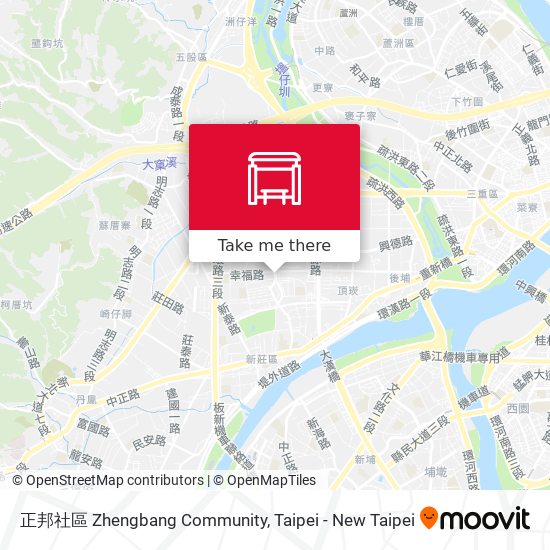 正邦社區 Zhengbang Community map