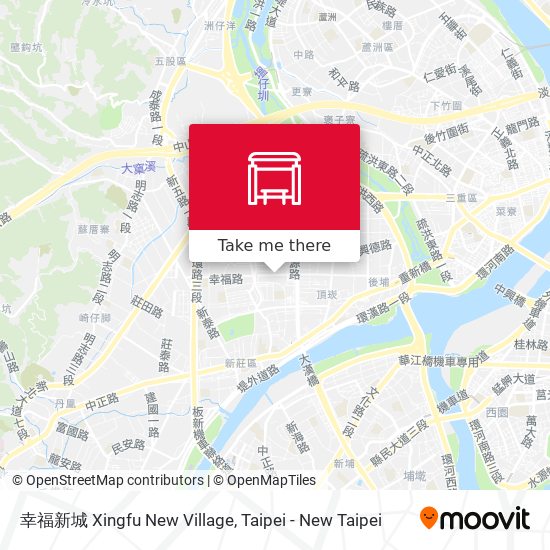 幸福新城 Xingfu New Village地圖