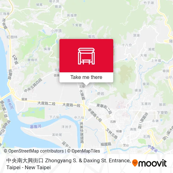 中央南大興街口 Zhongyang S. & Daxing St. Entrance地圖