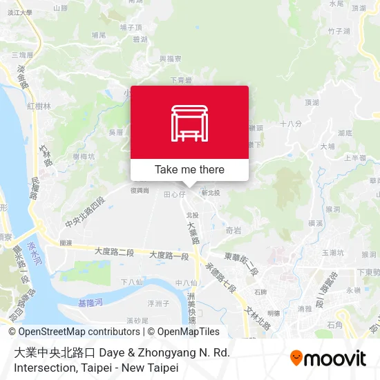 大業中央北路口 Daye & Zhongyang N. Rd. Intersection地圖