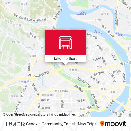 中興路二段 Gengxin Community map