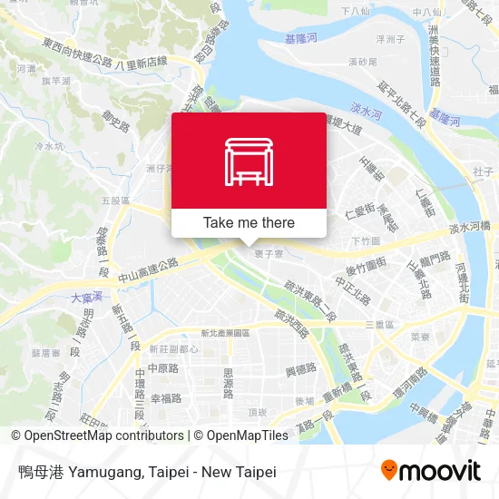 鴨母港 Yamugang map