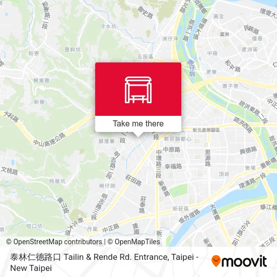 泰林仁德路口 Tailin & Rende Rd. Entrance map