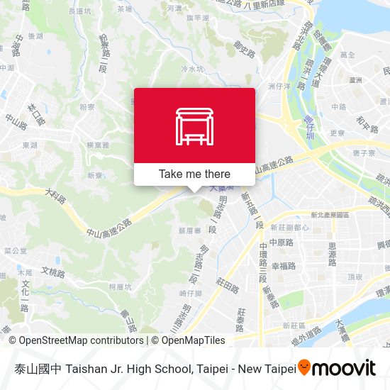 泰山國中 Taishan Jr. High School map