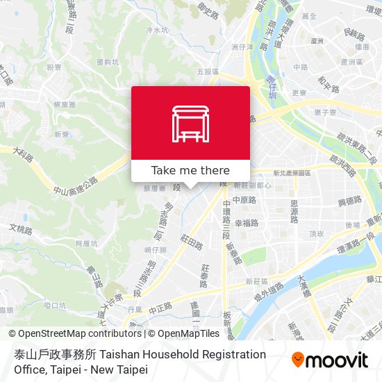泰山戶政事務所 Taishan Household Registration Office map