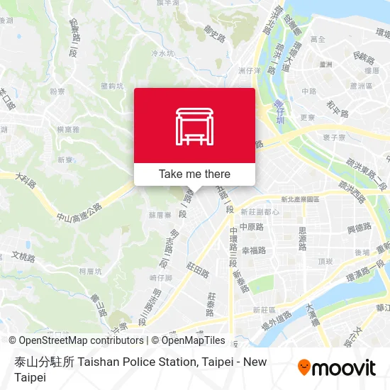 泰山分駐所 Taishan Police Station map