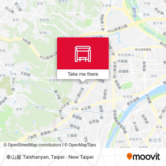 泰山巖 Taishanyan map