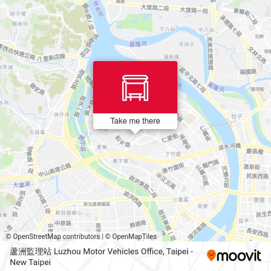 蘆洲監理站 Luzhou Motor Vehicles Office地圖