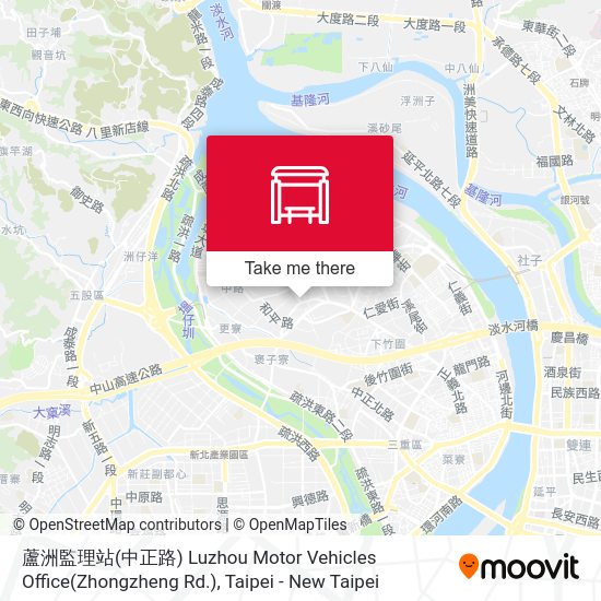 蘆洲監理站(中正路) Luzhou Motor Vehicles Office(Zhongzheng Rd.) map
