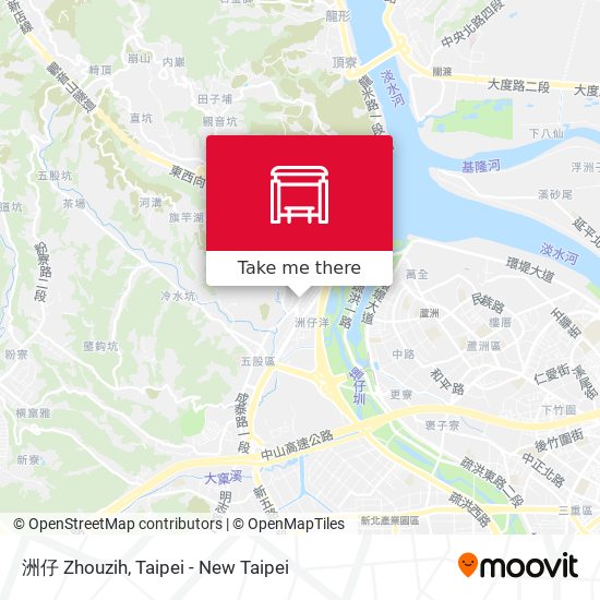 洲仔 Zhouzih map