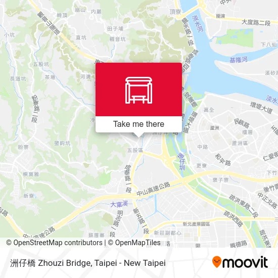 洲仔橋 Zhouzi Bridge map