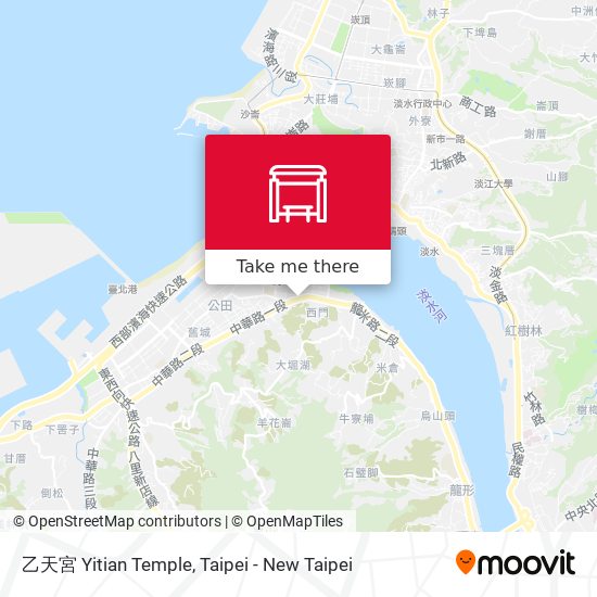 乙天宮 Yitian Temple地圖