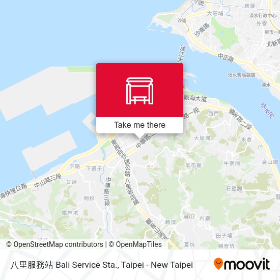 八里服務站 Bali Service Sta.地圖
