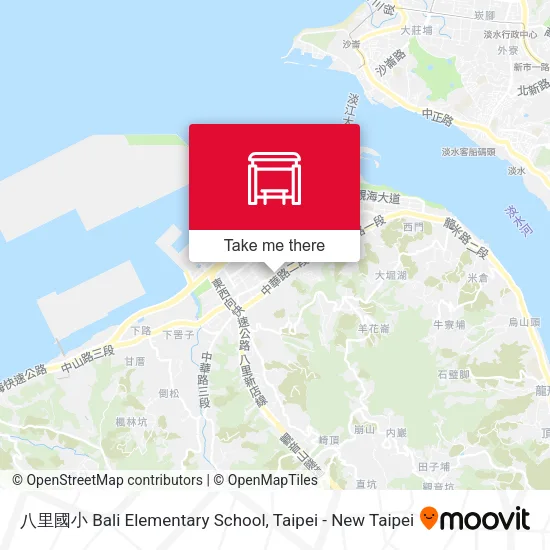 八里國小 Bali Elementary School地圖