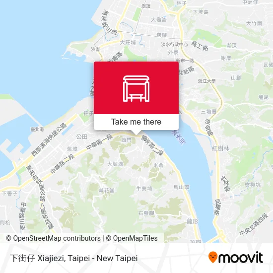 下街仔 Xiajiezi map
