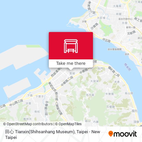 田心 Tianxin(Shihsanhang Museum) map