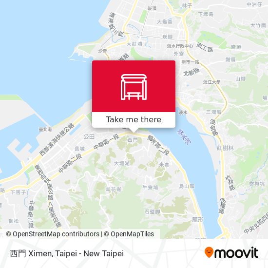 西門 Ximen map