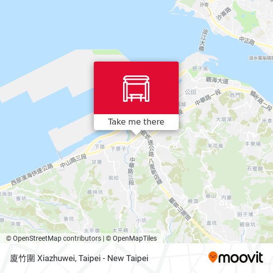 廈竹圍 Xiazhuwei map