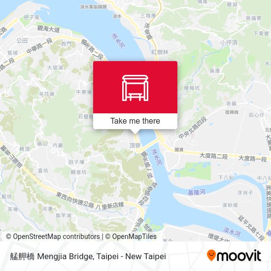 艋舺橋 Mengjia Bridge地圖