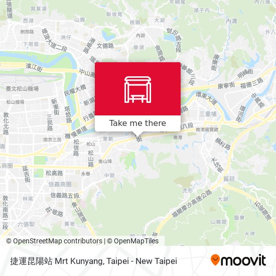 捷運昆陽站 Mrt Kunyang地圖