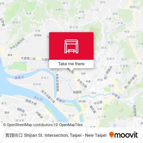 實踐街口 Shijian St. Intersection map