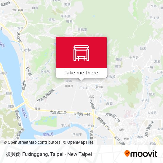 復興崗 Fuxinggang map