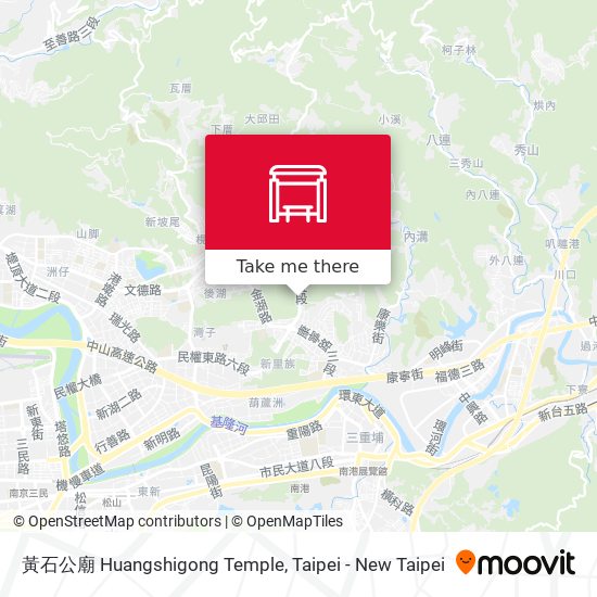 黃石公廟 Huangshigong Temple map