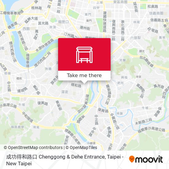 成功得和路口 Chenggong & Dehe Entrance map