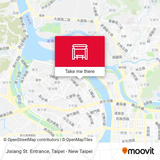 吉祥街口 Jixiang St. Entrance map