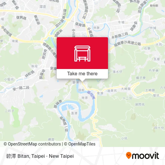 碧潭 Bitan map
