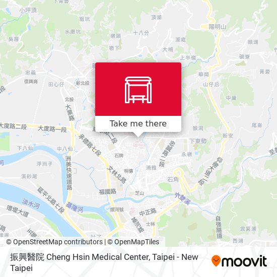 振興醫院 Cheng Hsin Medical Center map