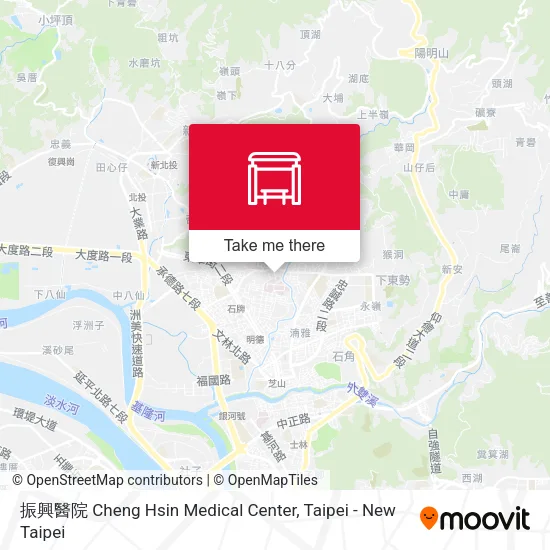 振興醫院 Cheng Hsin Medical Center map