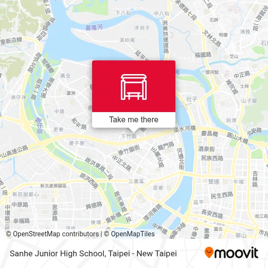 Sanhe Junior High School map