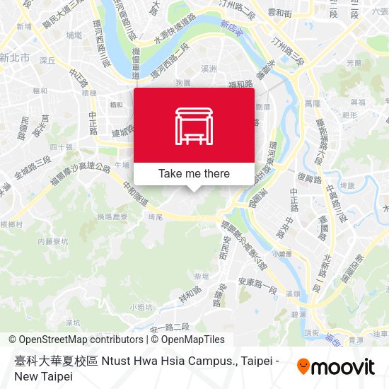 臺科大華夏校區 Ntust Hwa Hsia Campus.地圖