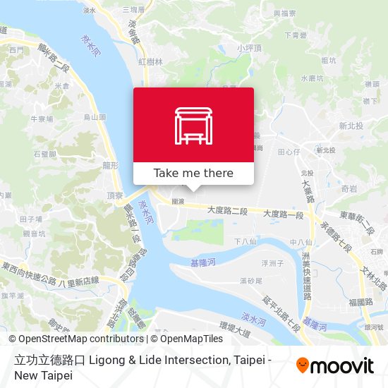 立功立德路口 Ligong & Lide Intersection map