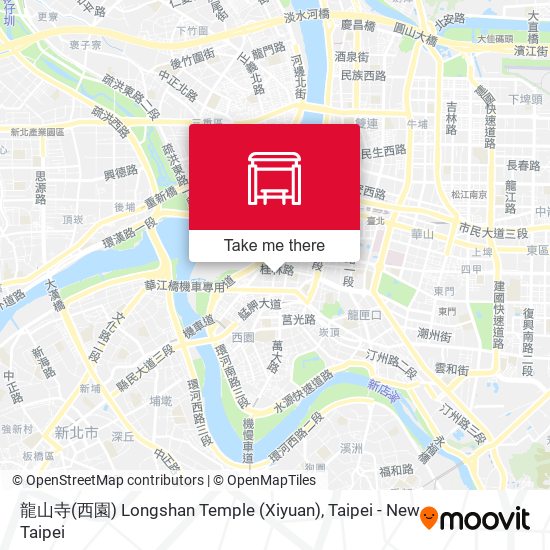 龍山寺(西園) Longshan Temple (Xiyuan) map
