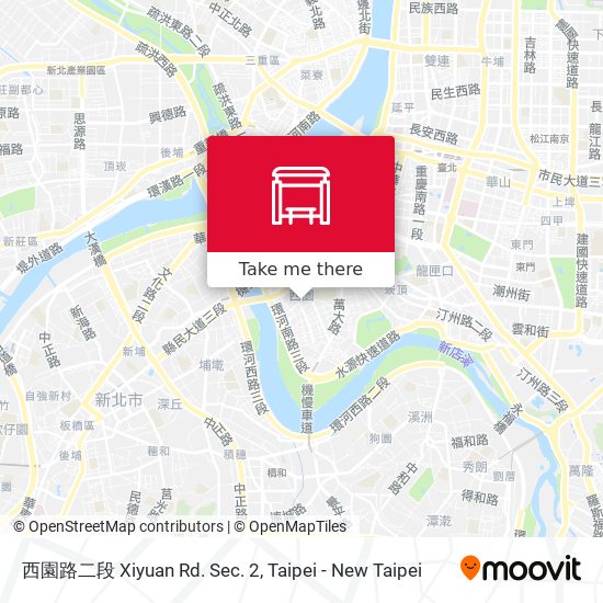 西園路二段 Xiyuan Rd. Sec. 2 map