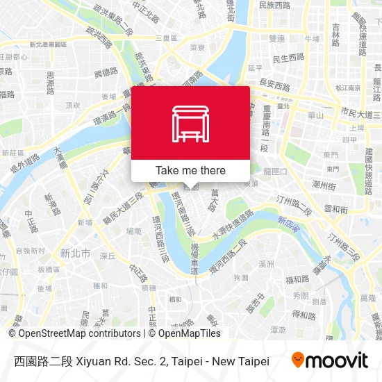 西園路二段 Xiyuan Rd. Sec. 2 map