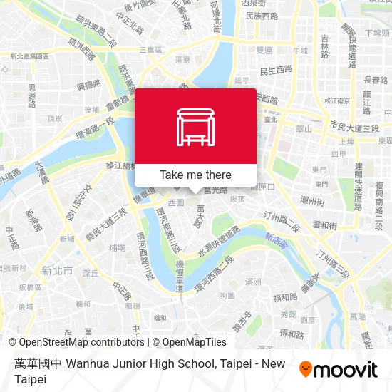 萬華國中 Wanhua Junior High School map